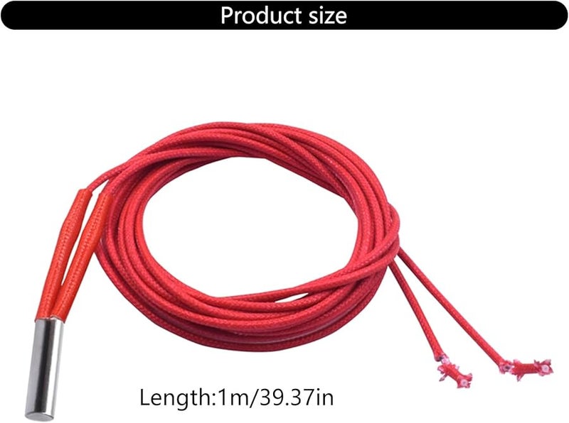 قضيب تسخين 12 فولت 40 واط لسخان طابعة ثلاثية الأبعاد سريعة - Image 5