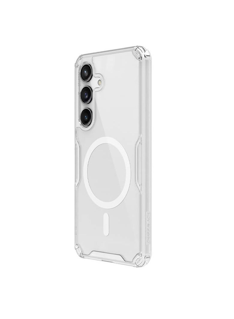 Nillkin nature series tpu cover Compatible with MagSafe for Samsung Galaxy S24 - Clear - Image 4