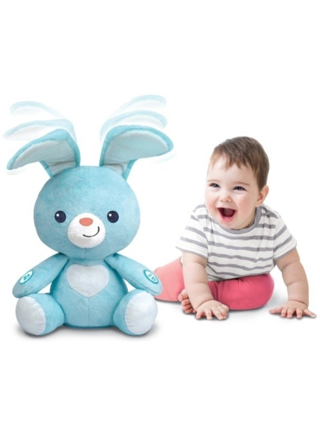 WinFun Peekaboo Bunny Plush Toy – Musical, Light-Up & Motion-Activated Fun for Babies & Toddlers  - Image 1