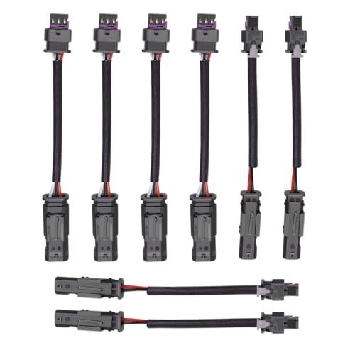 XTPTFABS 8PCS 3PIN & 2PIN Harness Extension Kit/Camshaft Position Sensor Connector Plug Wiring Harness Compatible with 2011-2020 Mercedes Benz 4.7L M278 Engine Vehicles - Image 1