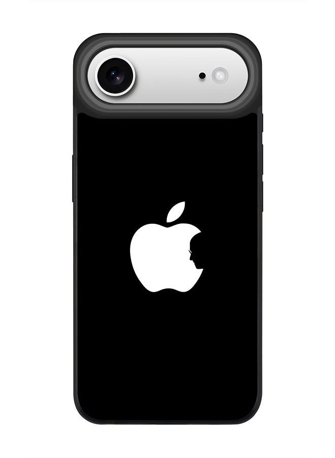 Stylizedd iPhone Air Case, [Compatible with MagSafe] Slim Magnetic cover Phone Case iPhone Air -Steve's Apple - Black - Image 1