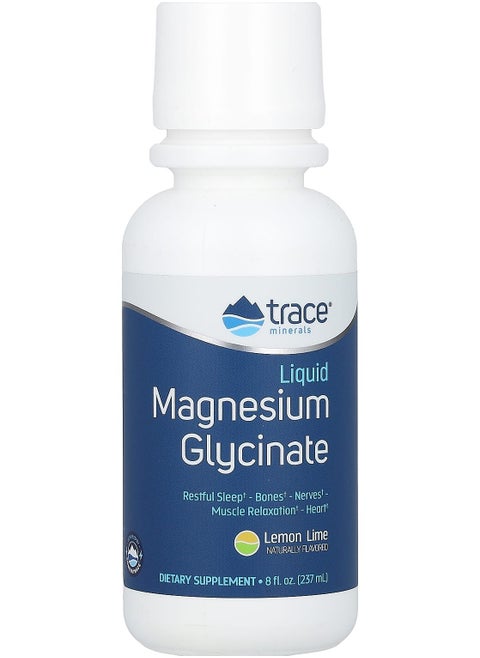 Liquid, Magnesium Glycinate, Lemon Line, 8 fl oz (237 ml)