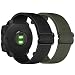 Abanen 22mm Elastic Watch Bands for Garmin Instinct 3 45mm Instinct 2 Solar Soft Stretchy Nylon Ultralight Wristband Strap for Instinct E 45mm Crossover Solar Black Green - Image 2