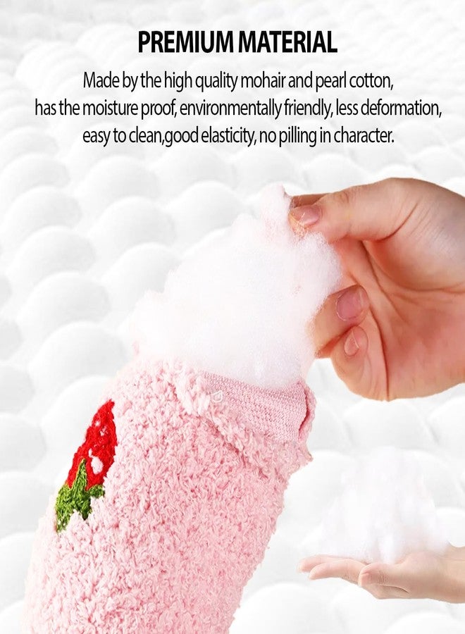 AdoPet U-Shaped Calming Pillow for Cats and Dogs - Super Soft Plush Fabric, Cozy Headrest, Neck Support for Deep Sleep, Kitten Headrest, Pet Bed (Pink) - Image 3