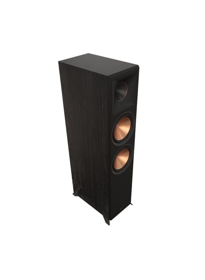 Klipsch Reference Premiere RP-8000F II Floorstanding Speaker with Larger 90° x 90° Hybrid Tractrix Horn, 8” Cerametallic Woofers & Easy Dolby Atmos Integration for Premium Home Theater Sound in Ebony - Image 2