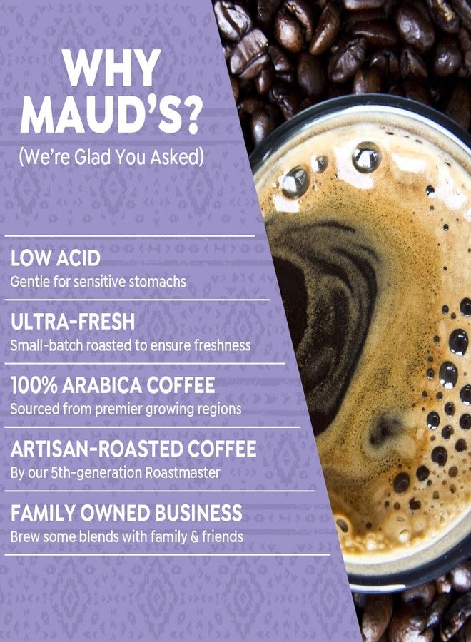 Maud's Organic Coffee Pods Variety Pack, 56 ct, 8 Assorted Flavors, Single Serve Pods - 100% Arabica Coffee, Compatible with Keurig K Cups Maker - Image 4