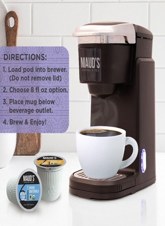 Maud's Organic Coffee Pods Variety Pack, 56 ct, 8 Assorted Flavors, Single Serve Pods - 100% Arabica Coffee, Compatible with Keurig K Cups Maker - Image 5