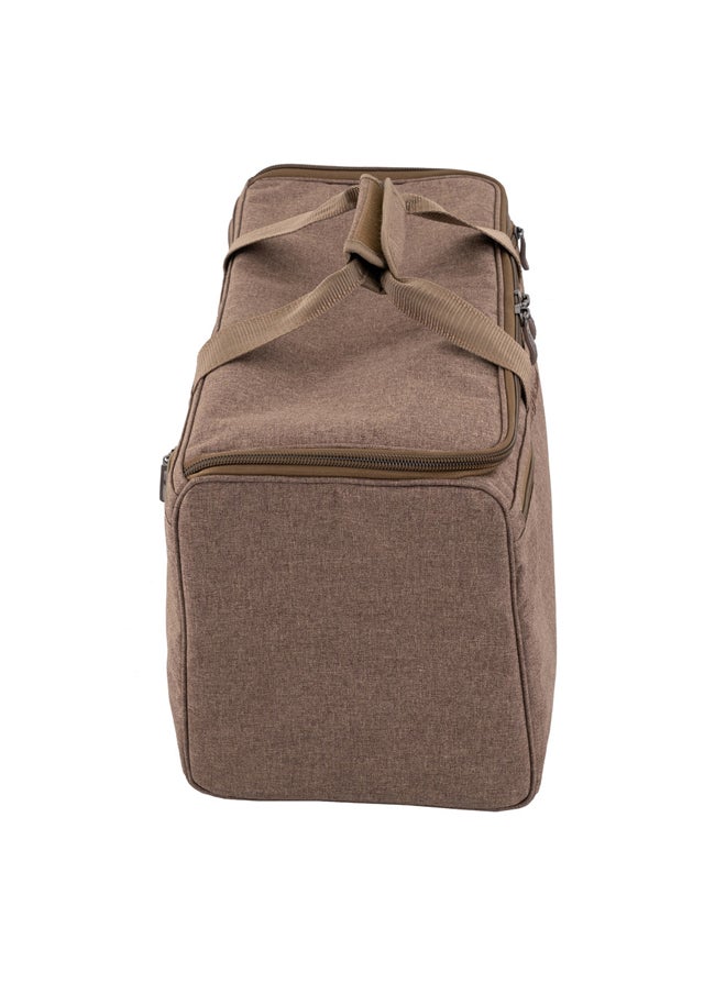 AL SANIDI Al-Rahala Coffee and Tea Bag, Camping bag, Oud, 45x23x27Cm  - Image 3