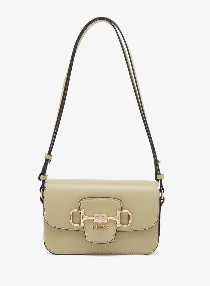Guess Janie Flap Over Convertible Crossbody Bag