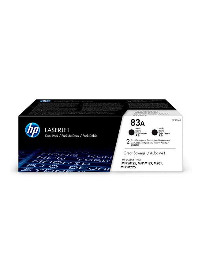 HP خرطوشة حبر لطابعة HP النفاثة التي تعمل بالليزر برو MFP وM127fw وM225dw وM225dn وM201dw وM127fn 83A أسود - Image 2