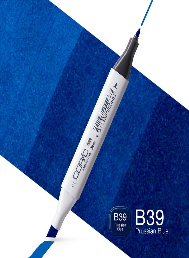 Copic Marker with Replaceable Nib, B39-Copic, Prussian Blue - Image 2