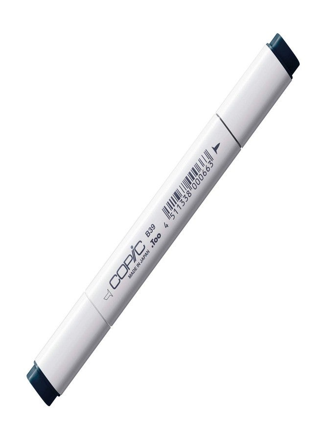 Copic Marker with Replaceable Nib, B39-Copic, Prussian Blue - Image 1