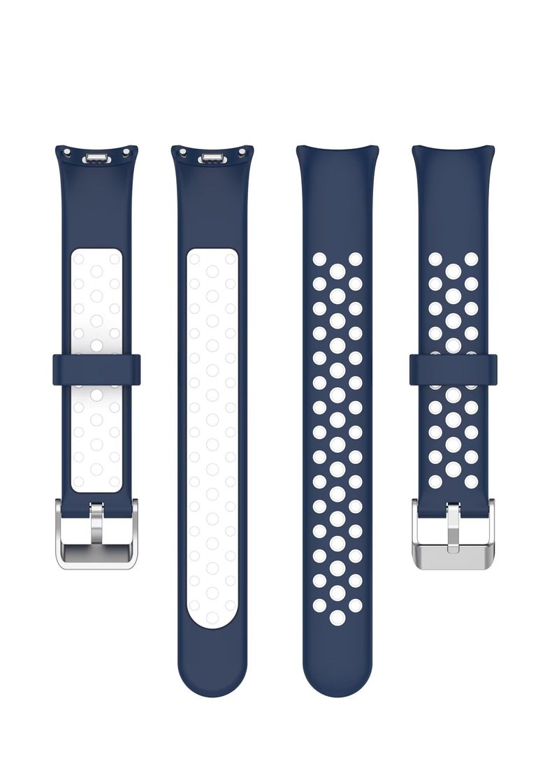 Generic - Watch Bands for Xiaomi Smart Band 9/ Band 9 NFC Adjustable Silicone Wristband Quick Release Strap Sport Replacement Band Compatible with Xiaomi Smart Band 9 Smart Watch (Blue) - Image 1