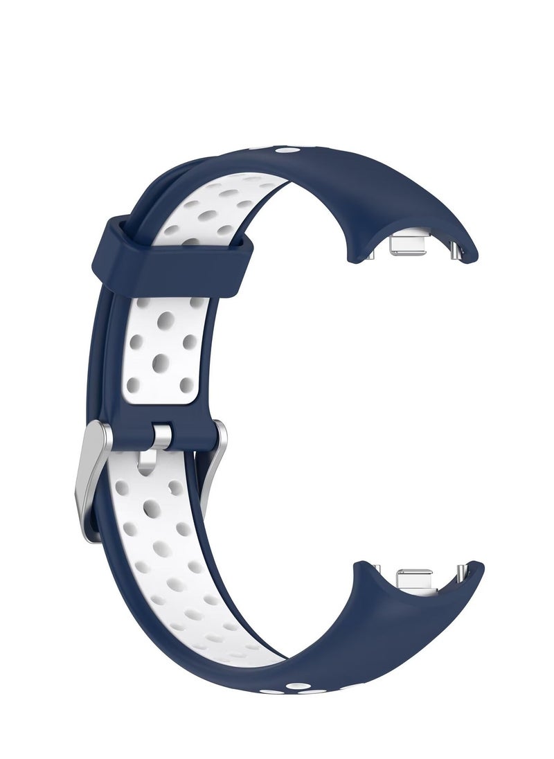 Generic - Watch Bands for Xiaomi Smart Band 9/ Band 9 NFC Adjustable Silicone Wristband Quick Release Strap Sport Replacement Band Compatible with Xiaomi Smart Band 9 Smart Watch (Blue) - Image 1