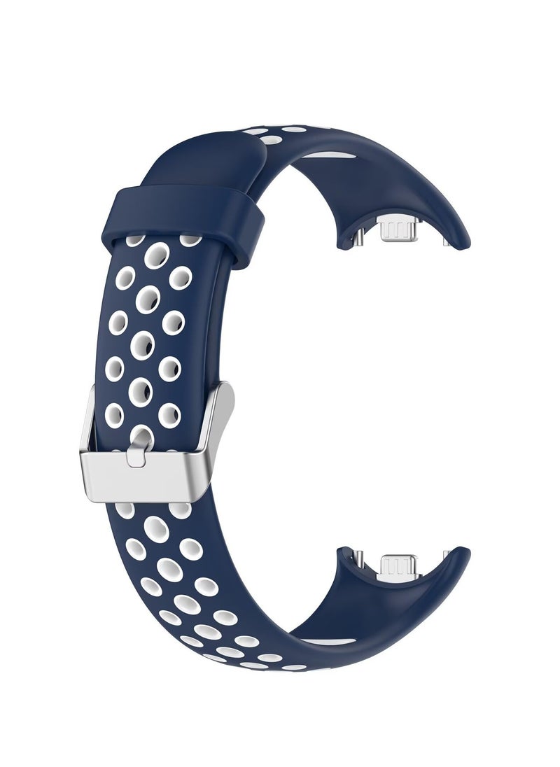 Generic - Watch Bands for Xiaomi Smart Band 9/ Band 9 NFC Adjustable Silicone Wristband Quick Release Strap Sport Replacement Band Compatible with Xiaomi Smart Band 9 Smart Watch (Blue) - Image 1