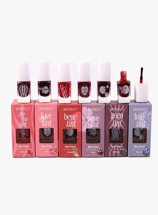 Ruby Face Rubyface Lip Tint & Cheek Tint | Multipurpose 3 In 1 Lip Tint | Long Lasting,Water Proof & Hydrating Liquid Blush, 15ml (Red Rose) - Image 3
