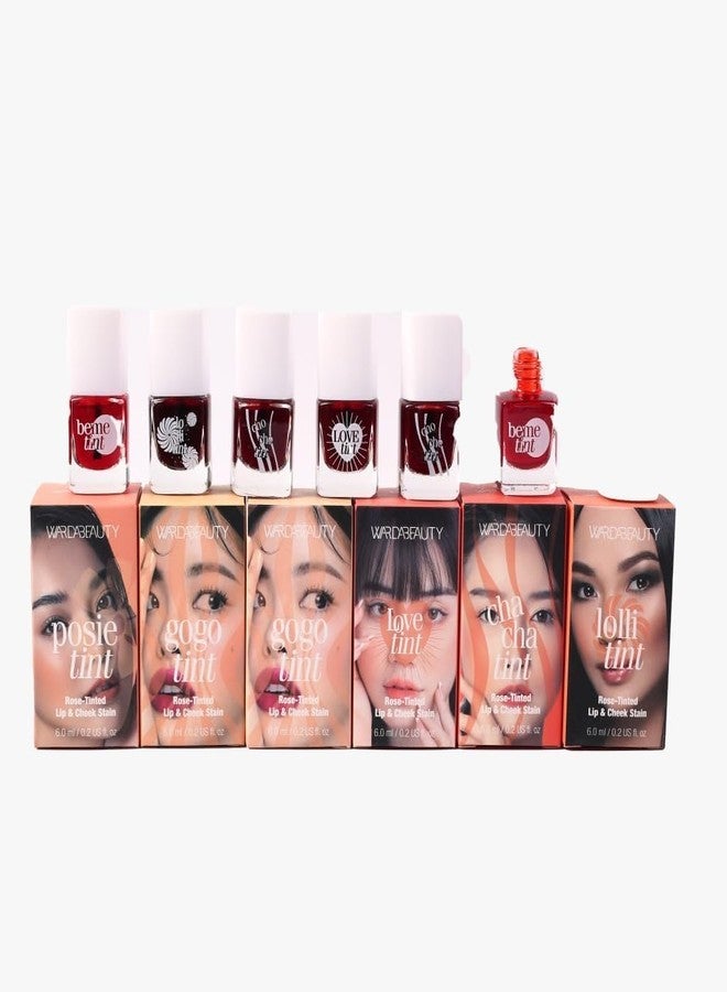 Ruby Face Rubyface Lip Tint & Cheek Tint | Multipurpose 3 In 1 Lip Tint | Long Lasting,Water Proof & Hydrating Liquid Blush, 15ml (Red Rose) - Image 2