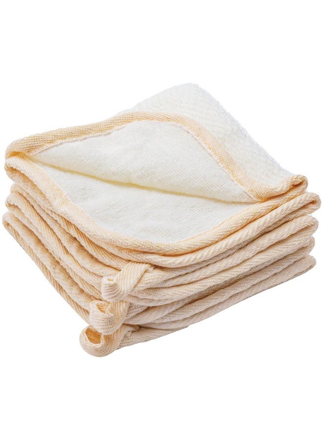 إس آند تي إن سي مناديل تقشير مزدوجة الجوانب للوجه والجسم، منشفة فرك 9.9 بوصة × 9.9 بوصة، كريمية، 3 عبوات - Image 1