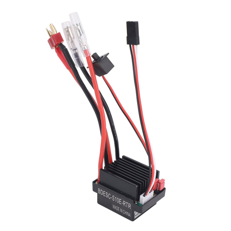 60A ESC Speed Controller Brushed Dual Way T Plug Professional ESC Electronic Speed Controller for Car Boat - Image 1