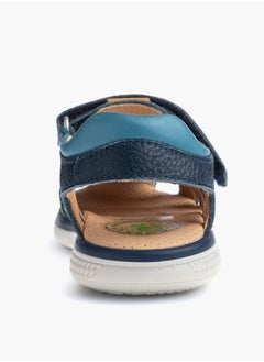 Pablosky Boys' Solid Fisherman Sandals with Hook and Loop Closure  - Image 3