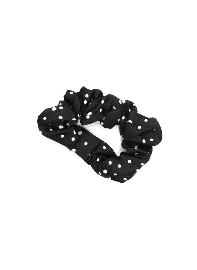 Yellow Bee - Yellow Bee Set of 2 Embellished Hair Clips and 1 Scrunchie for Girls - Black - Image 1