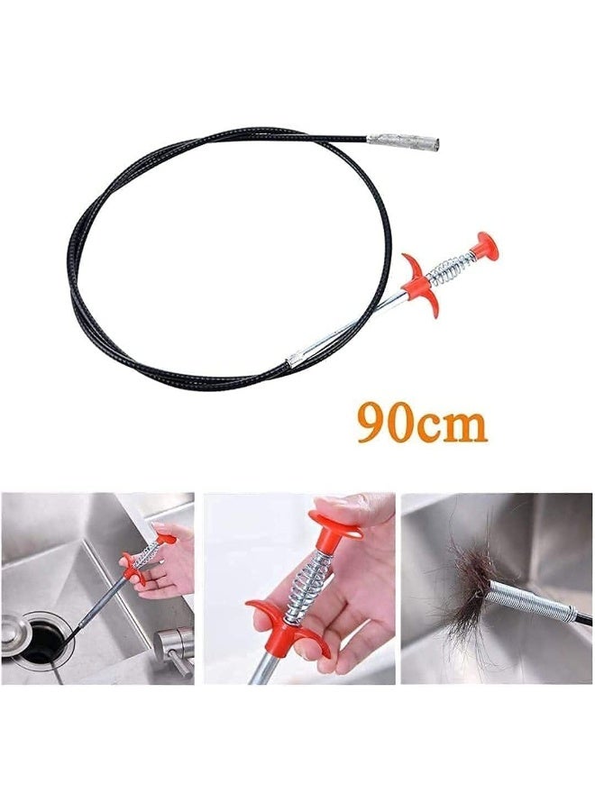 DIY Kitchen Sink Drain Cleaner, Sink catching Wire with sanisticks Combo (Grabber & Sani Stick)  - Image 3