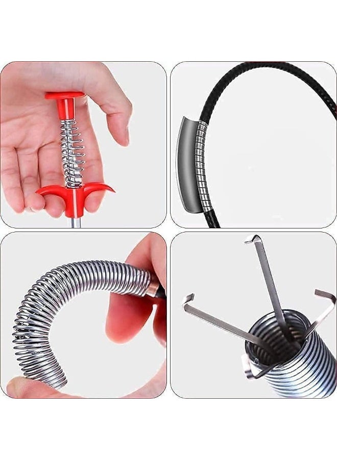DIY Kitchen Sink Drain Cleaner, Sink catching Wire with sanisticks Combo (Grabber & Sani Stick)  - Image 4