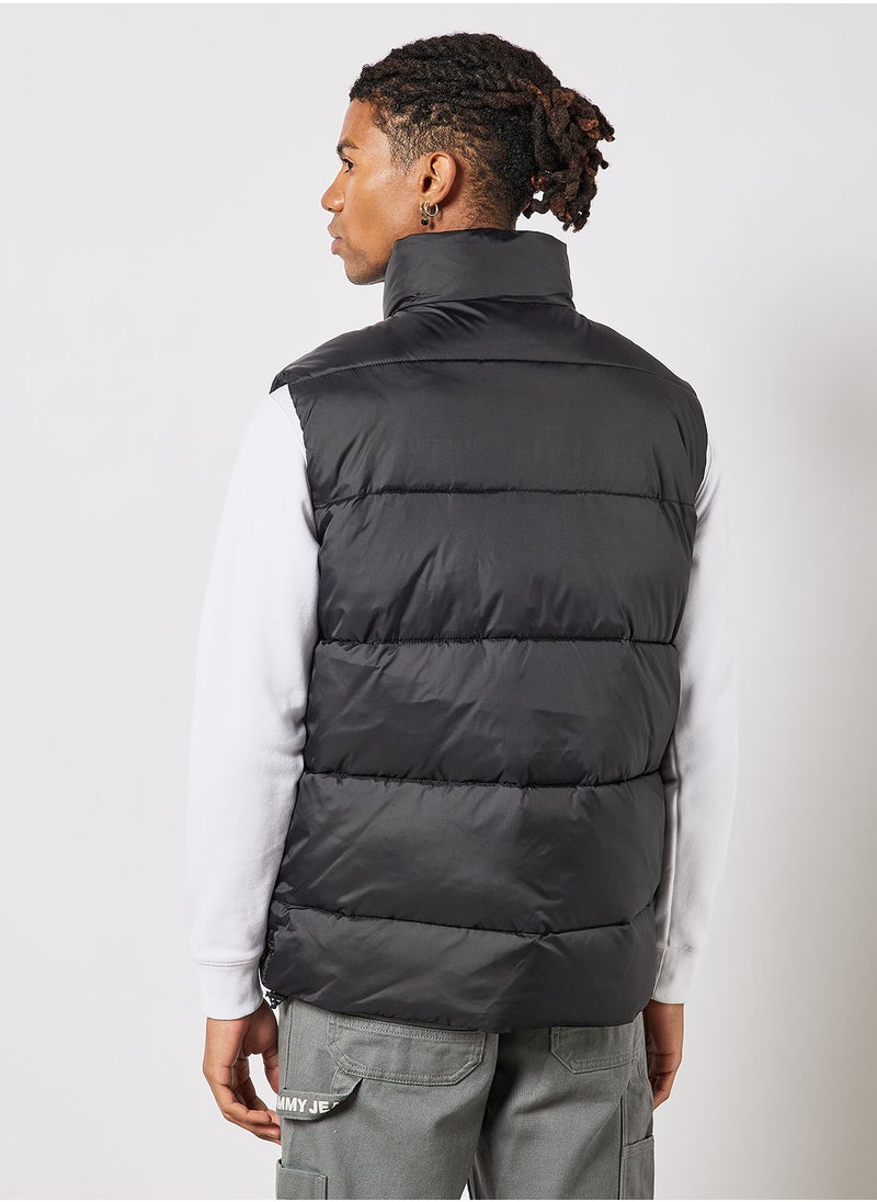 TOMMY JEANS - Asymmetric Down Quilted Vest - Image 1