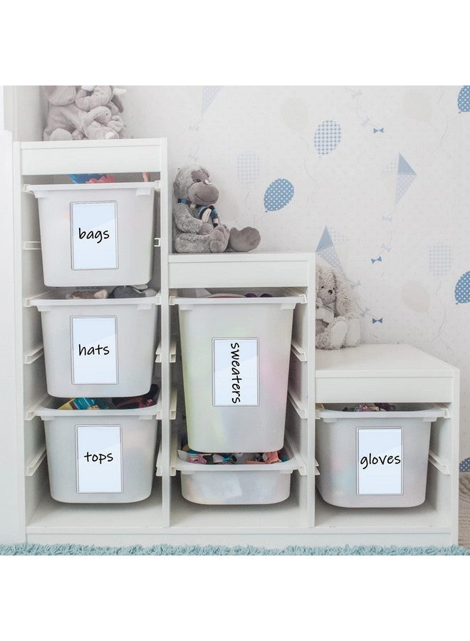 Geyee Clear Self Adhesive Pockets Clear Plastic Sleeves Labeling Pockets Shop Ticket Holders Job Ticket Holders Work Order Clear Adhesive Pockets Label Pockets for Office Document Card 5x8inch (60 Pcs) - Image 5