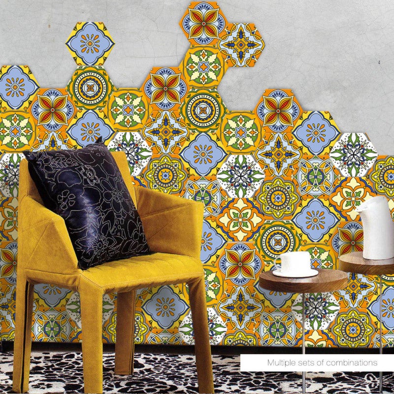 Floor Stickers 1 Pc High-Definition Traditional Tile Design - Removable Without Mess Peel Stick Decor for Home Wall Floor Furniture DIY Upgrade - Image 4