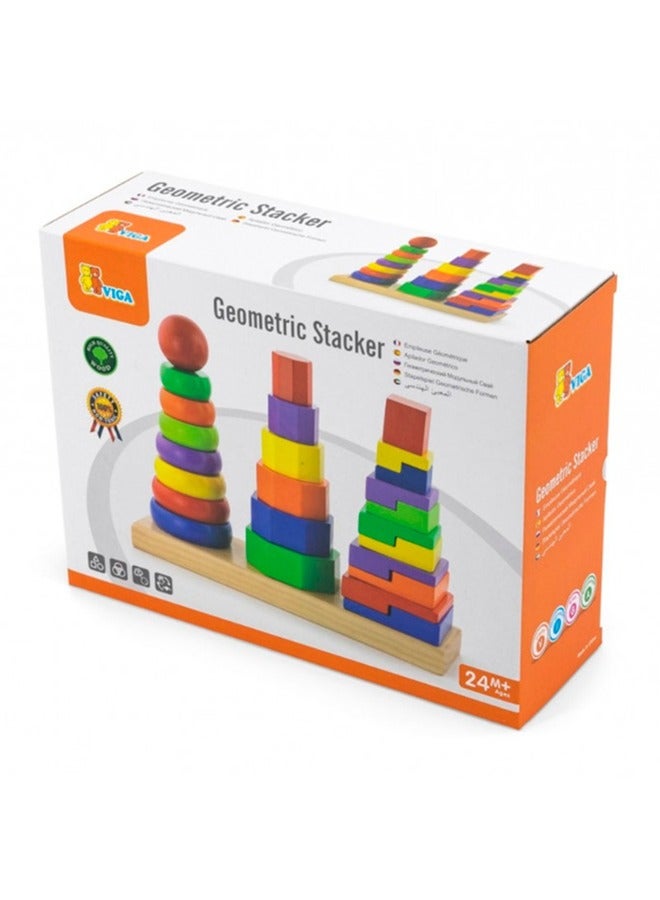 Viga Wooden Geometric Stacker 50567Vg - Image 4