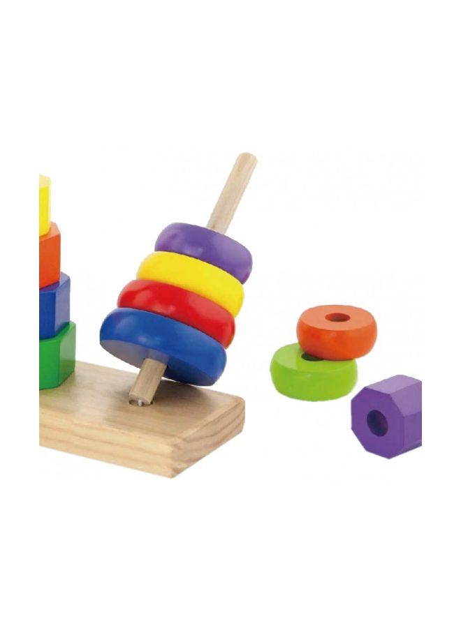 Viga Wooden Geometric Stacker 50567Vg - Image 2