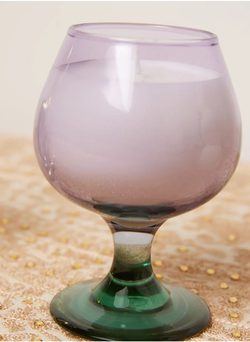 Typo Wine Glass Candle