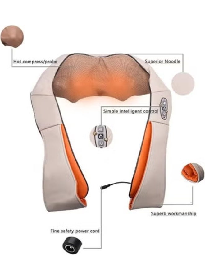 Neck and Back Massager – 3D Deep Tissue Electric Kneading Pillow with Soothing Heat for Neck, Back, Shoulders, Feet & Legs - Image 4