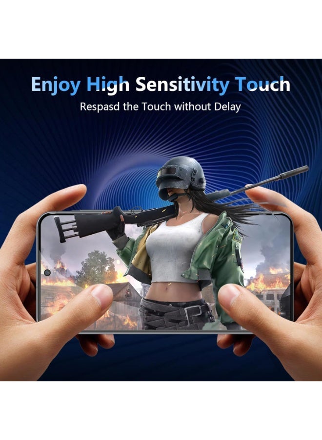 Muzz Privacy Screen Protector for Samsung Galaxy A56 5G, 2 Pack Anti-Spy Tempered Glass with 2 Camera Protectors, 9H Hardness, Clear (Galaxy A56) - Image 2