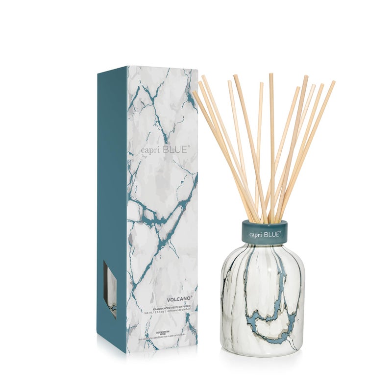 Capri Blue Modern Marble Reed Diffuser Set  Includes Reed Diffuser Sticks Scented Oil  Glass Bottle  Luxury Scents for Bedroom Decor  Bathroom Air Freshener  Volcano 57 fl oz - Image 3