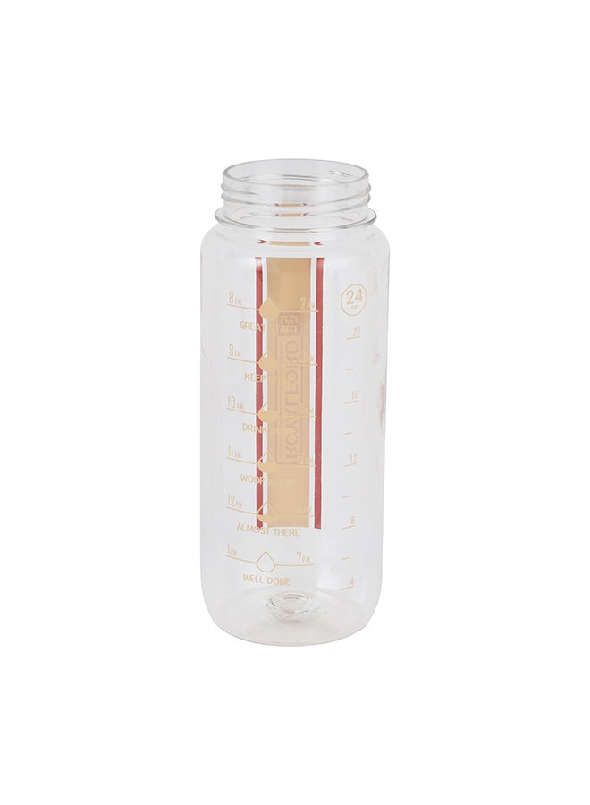 Royalford 700ml Water Bottle RF12156 with Tracker, Motivational Bottles with Flip Lid, Silicone Sipper and Straw Perfect for School, Office and Gym Leak-Proof and Food-Grade and Elegant Design Multicolor 700ml - Image 3