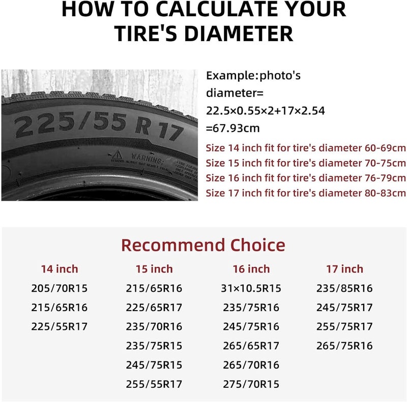 Spare Tire Cover Waterproof Wheel Cover for Trailer April Easter(1) Tire Cover Tires 16 inch Protector Cover for SUV Wheel Cover Universal Fit for Camper Tire Protectors - Image 2