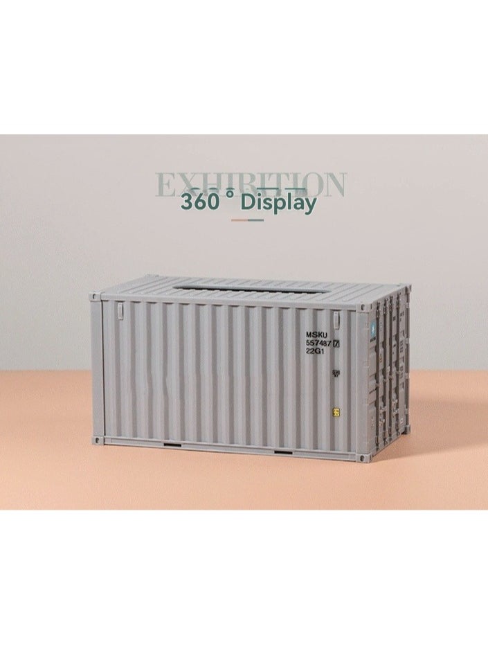M MIAOYAN - Container Tissue Box, Paper Towel Box, Shipping Container Model Ornament - Image 1