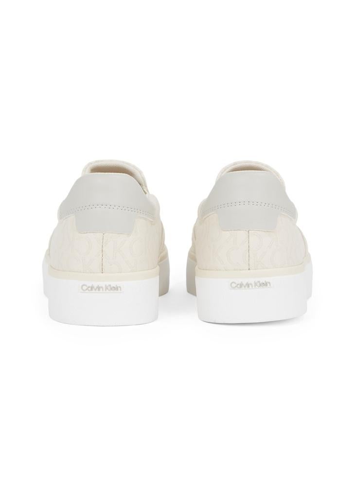 CALVIN KLEIN VULCANISED JACQUARD SLIP ON TRAINERS  - Image 3
