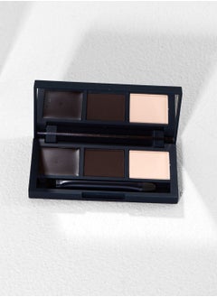 EYLURE Brow Trio Palette - Dark Brown  - Image 2