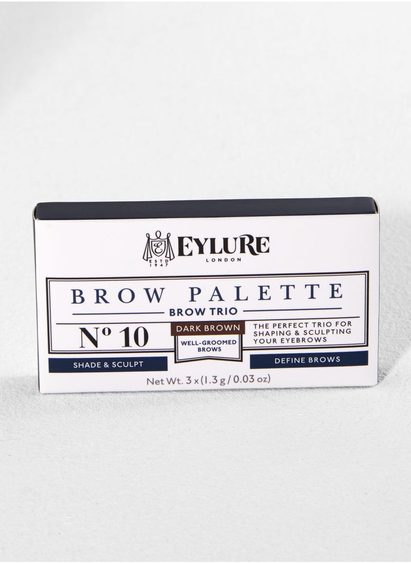 EYLURE Brow Trio Palette - Dark Brown  - Image 4
