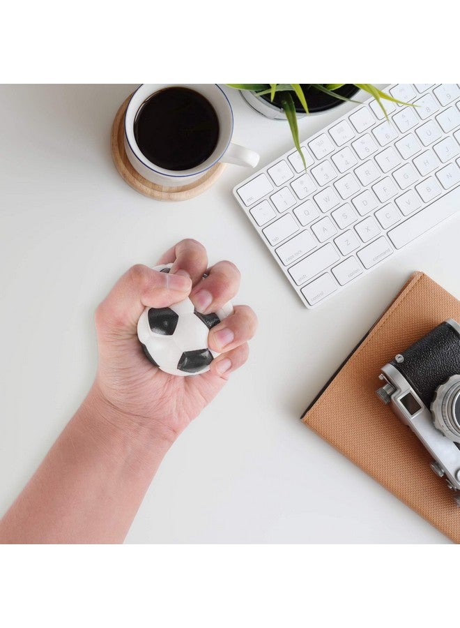 Super Z Outlet Mini Foam Sports Balls for Kids Adults Mini Baseball Football Basketball Soccer Stress Bulk Toy Game Party Decoration Relaxable (Soccer) - Pack of 12 - Image 4