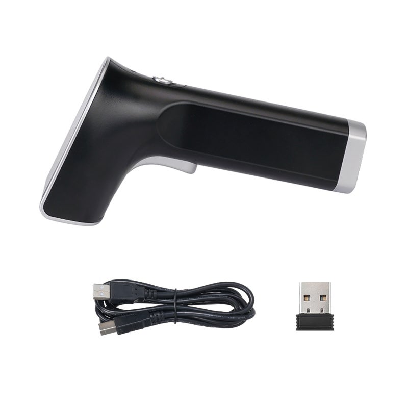 2D Barcode Scanner: Black 2600mAh Battery - Versatile BT 2.4G USB Connectivity High-performance 30W COMS Sensor for Business Operations - Image 4