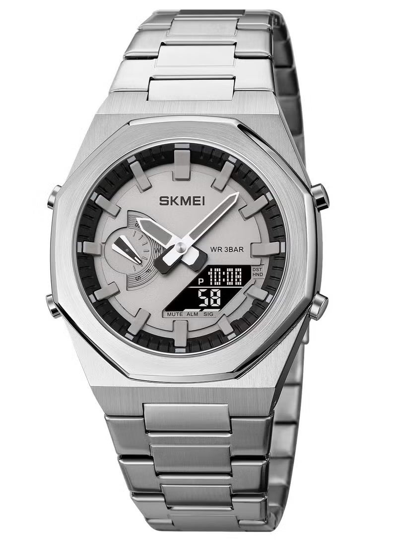 SKMEI Men Watch Dual-Display Electronic Watch with Luminous 30m Waterproof Watch Fashion multifunctional Sports Watch for Men- 1816 - Image 1