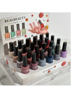 REAL BEAUTY 24-Piece Nail Polish Set Multicolour  - Image 2