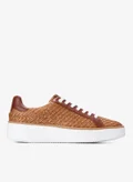 كول هان Dark Raffia-Cuoio-White