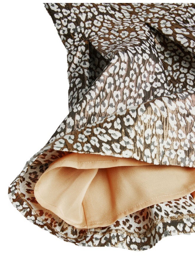 نيكست فستان سهرة بناتي ماركة نكست (NEXT) بلون برونزي ميتاليك - تصميم (A-Line) بياقة كلاسيكية - مثالي للحفلات والمناسبات - مقاس 12-18 شهر 86CM - Image 5