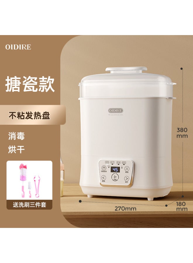 Oidire جهاز تعقيم زجاجات الأطفال مع تجفيف، آلة ثلاثية الوظائف بالبخار، خزانة تعقيم مخصصة للأطفال