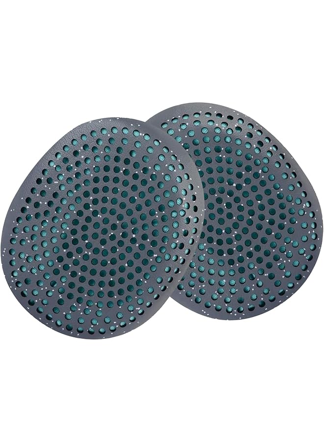 إيروريكس وسائد أذن جلدية ناعمة بديلة لسماعات Skullcandy Riff Riff2 السلكية واللاسلكية على الأذن، قطع غيار وسائد الأذن مع إسفنج الذاكرة باللون الرمادي - Image 5